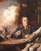 Sir Joshua Reynolds Portrait of the Honorable Henry Fane with his Guardians, Inigo Jones and Charles Blair oil painting